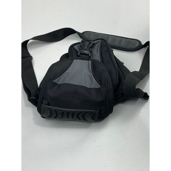 Padded Camera Holster Black Shoulder Crossbody Bag 8in L x 5in W x 9in H S1341 - Picture 1 of 5